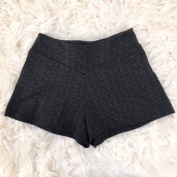 Cooperative Pants - Urban Outfitters Cooperative Black Textured Shorts
